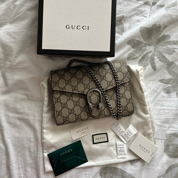 Gucci Handbags - Gucci Dionysus GG Supreme chain wallet